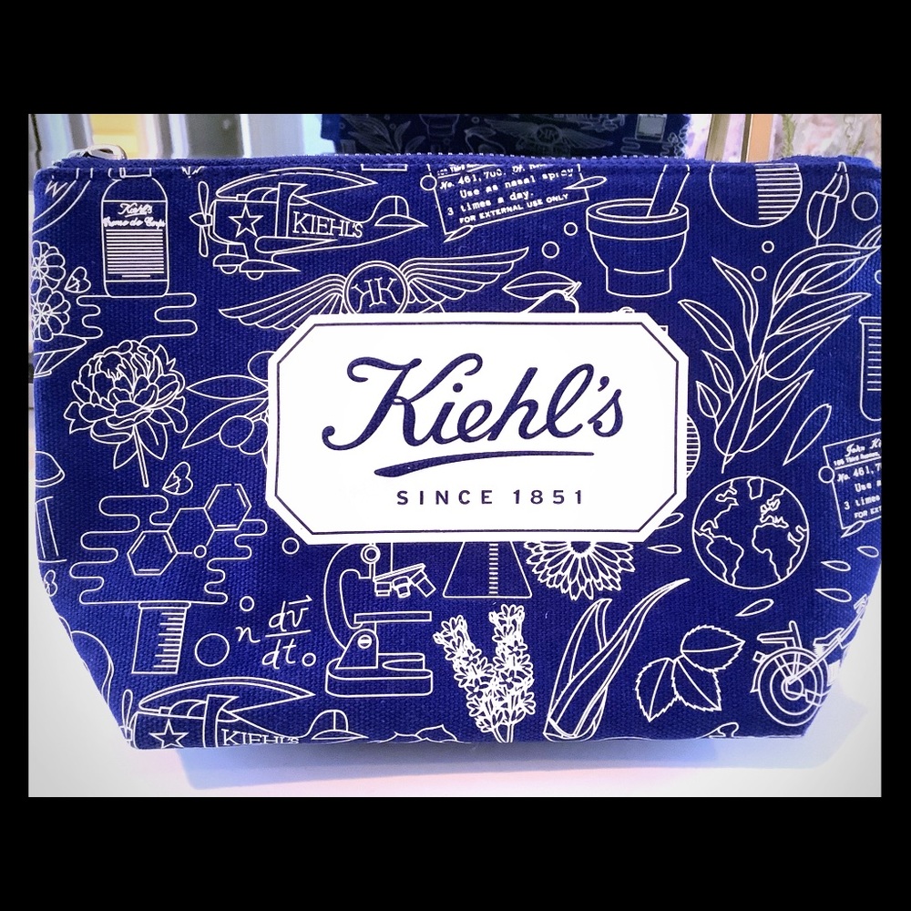 Kiehl’s makeup bag
